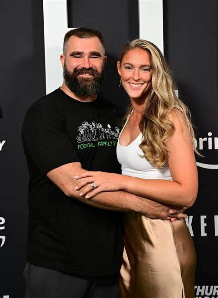 Jason Kelce’s wife fires back at dadshamers over viral video