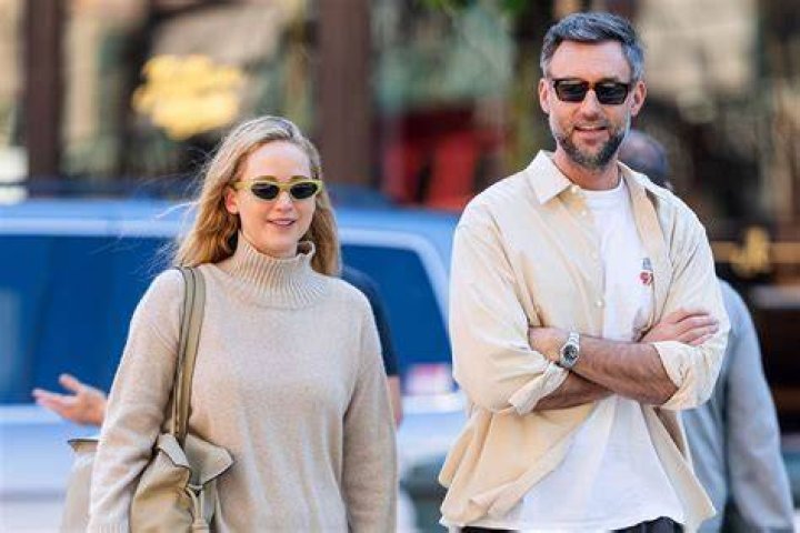Jennifer Lawrence & Cooke Maroney Bond With Baby Boy Cy In Los Angeles