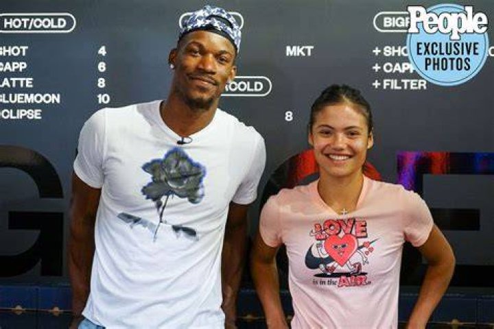Jimmy Butler Teaches Emma Raducanu How to Make Latte During Miami Open