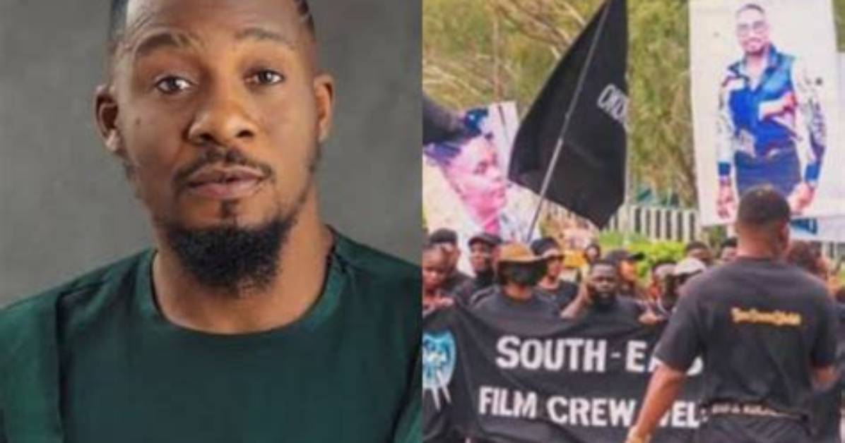 Jnr Pope: Nollywood Practitioners Hold Candlelight Procession for Late Actor and Other Victims