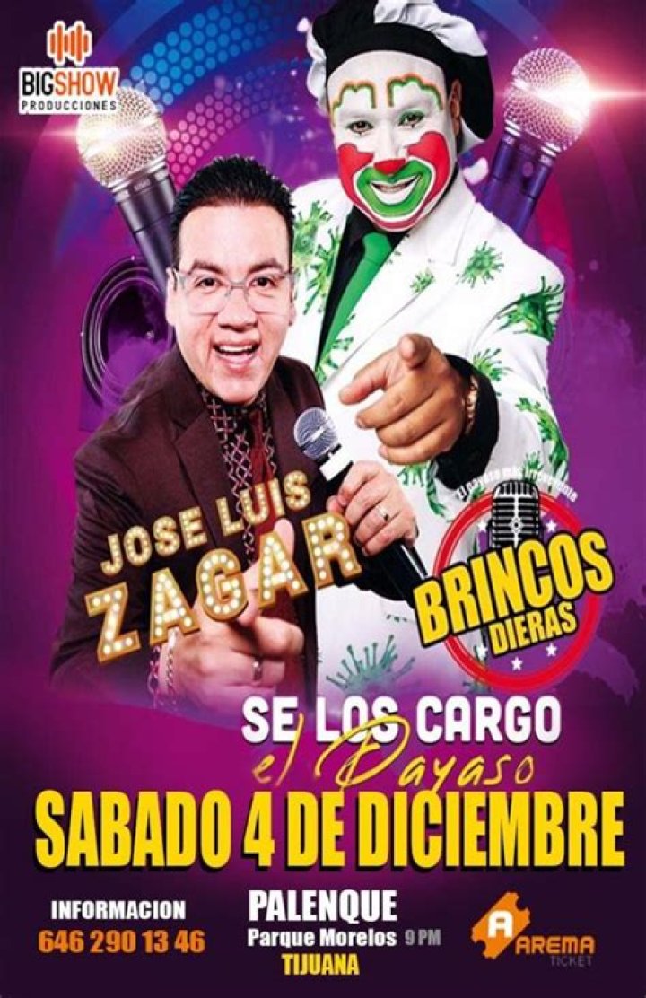Jos&eacute; Luis Zagar y Brincos Dieras garantiza show de comedia en