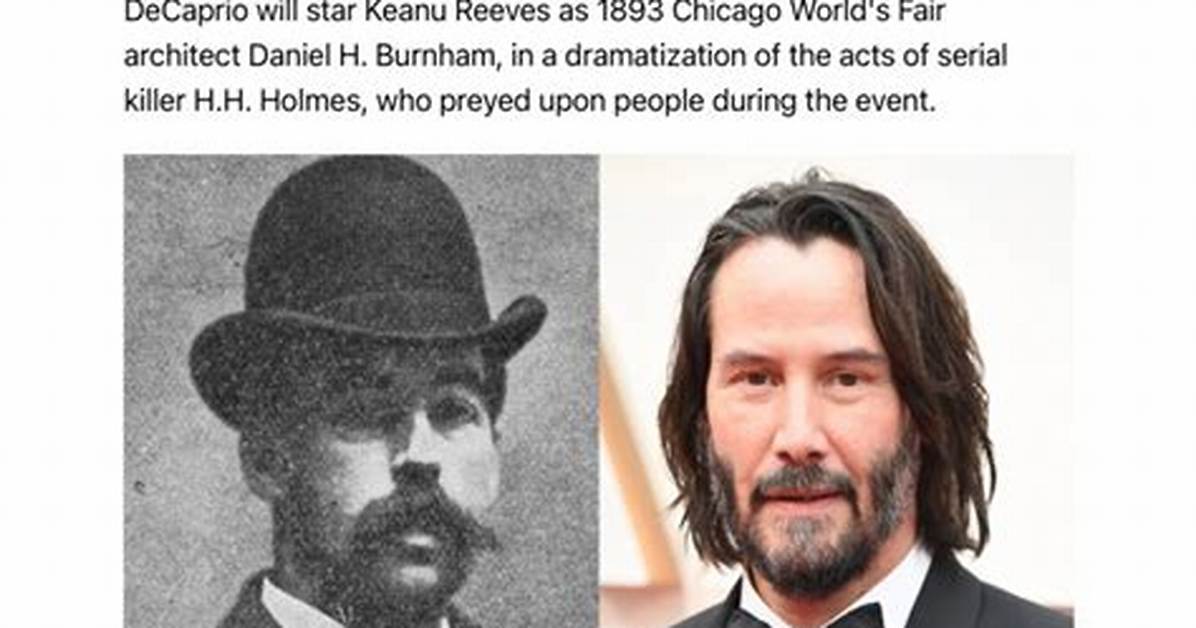 Keanu Reeves to Star in Hulu’s True-Crime Series ‘Devil in the White City’