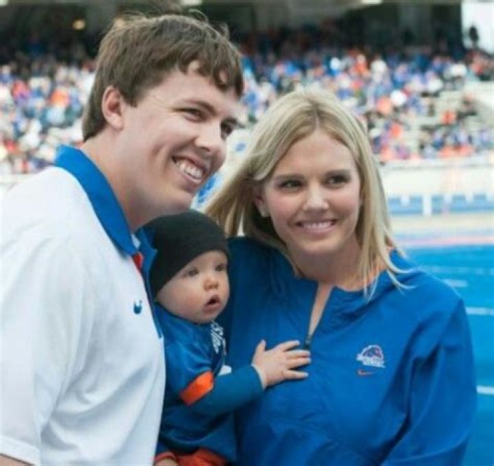 Kellen Moore and his wife. Boise state broncos football, Boise state