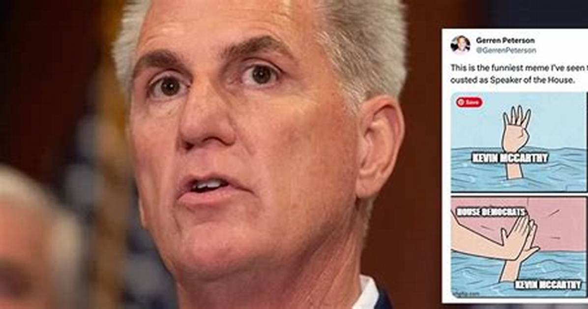 Kevin Mccarthy Is out and the Memes Are In