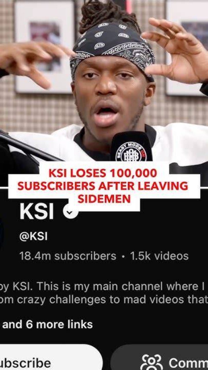 KSI Loses 100,000 Subscribers After Brother Deji Posts Video Accusing