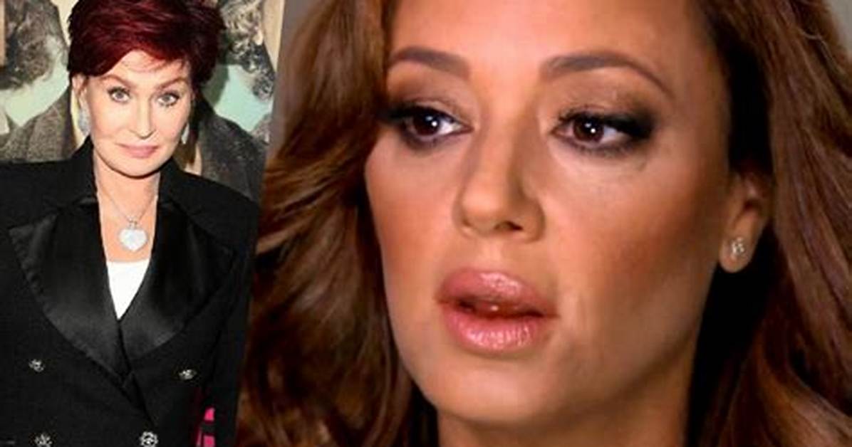 Leah Remini Still Claims Sharon Osbourne Got Her Fired from 'The Talk'