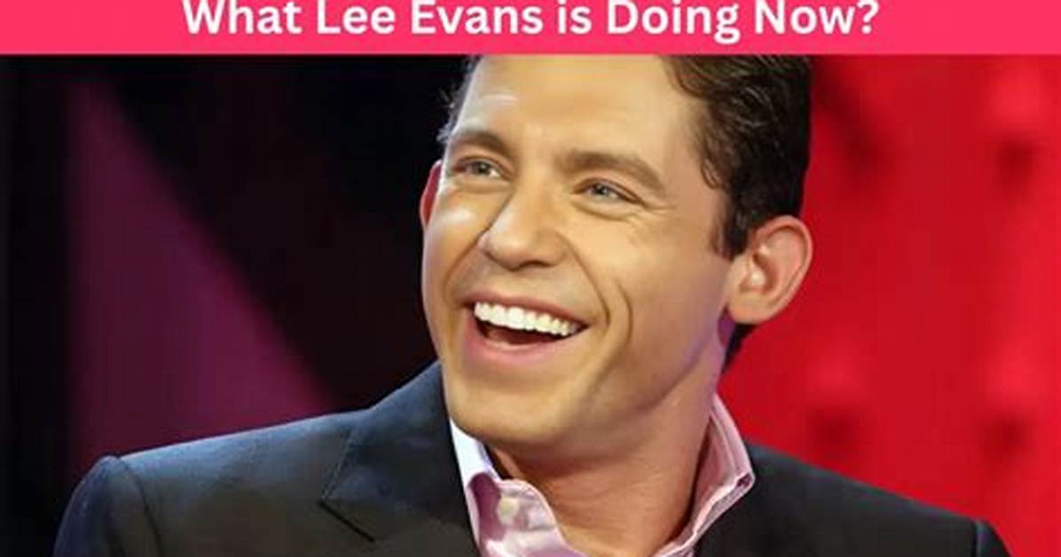 Lee Evans Retired from Stand-up Comedy to Spend More Time with His Wife Heather Nudds