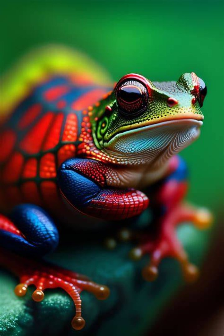 Lexica spiderman frog