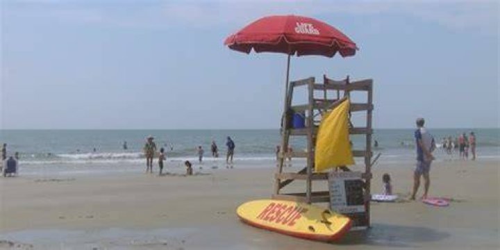 Lifeguard recovering after being bitten by shark on Hilton Head Island