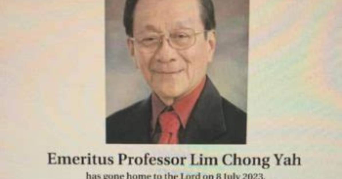 Lim Chong Yah Obituary and Death Cause | What Happened to Economist