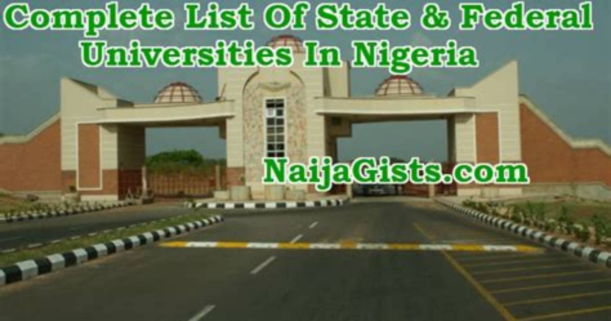 List of Federal Universities in Nigeria, Cut off Marks and School Fees 2024/2025