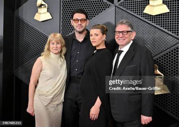 Lucian Grainge and wife Caroline Grainge attend the Lucian Grainge