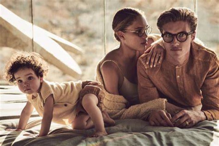 Lucky Blue Smith Wife Daughter Oliver Peoples Campaign 2022 Lucky