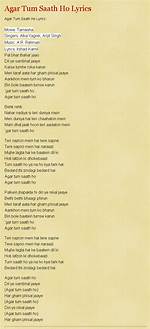 Lyrics & Translations of Agar Tum Saath Ho Maahi Ve by Jubin Nautiyal & Prakriti Kakar