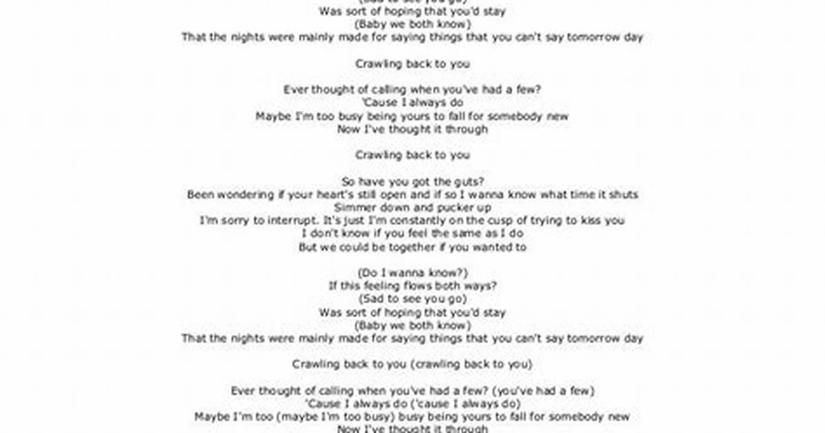 Lyrics & Translations of Back to You by Carson Lueders