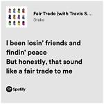 Lyrics & Translations of Fair Trade by Travis Scott & Drake