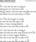 Lyrics & Translations of Half the Man by Jennifer Smestad