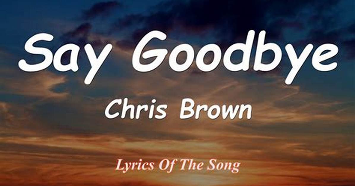 Lyrics & Translations of Hard to Say Goodbye by Johnny Stimson