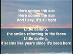 Lyrics & Translations of Here Comes the Sun by Nora Van Elken