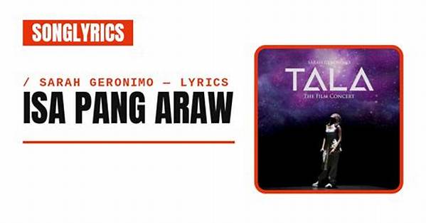 Lyrics & Translations of Isa Pang Araw by Sarah Geronimo