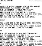 Lyrics & Translations of One Way Flight by Benny the Butcher