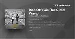 Lyrics & Translations of Rich off Pain by Lil Baby & Rod Wave