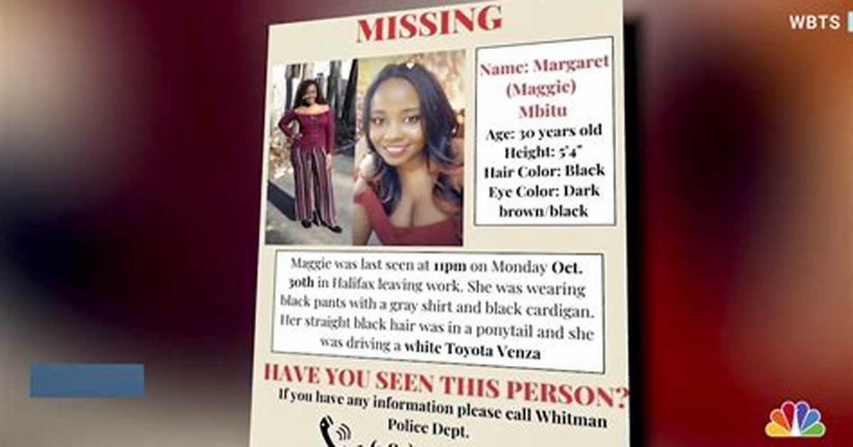 Margaret Mbitu Cause and Death: Missing Woman Found Dead