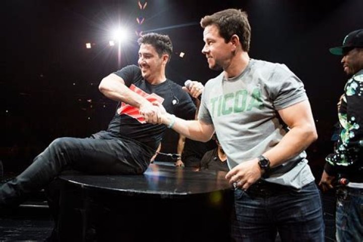 Mark Wahlberg reunites with New Kids on the Block on stage