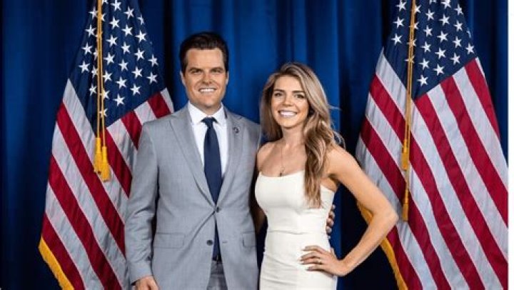 Matt and Ginger Gaetz channeled MAGA Barbie and Ken on the pink carpet