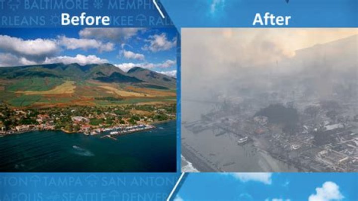 Maui before and after fires Photos, video show extent of devastation