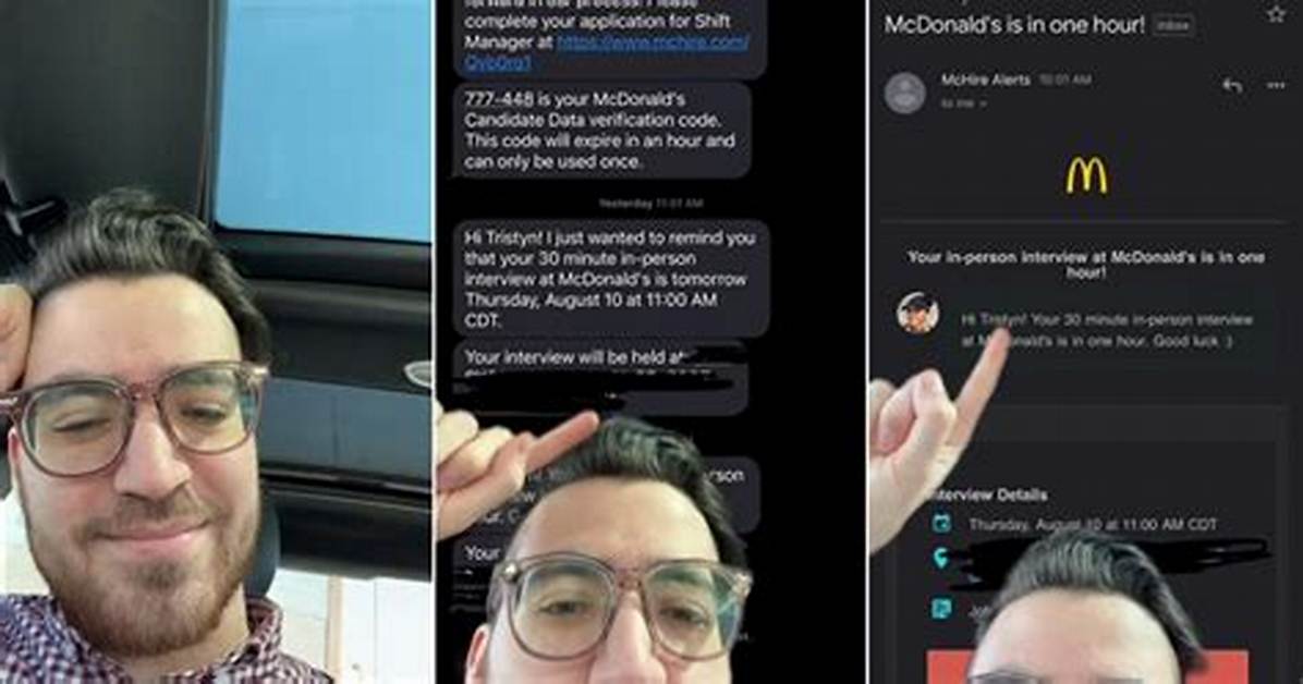 Mcdonald's Applicant Shows up to Interview, Gets Told the Hiring Manager Won't Arrive for 2 Hours