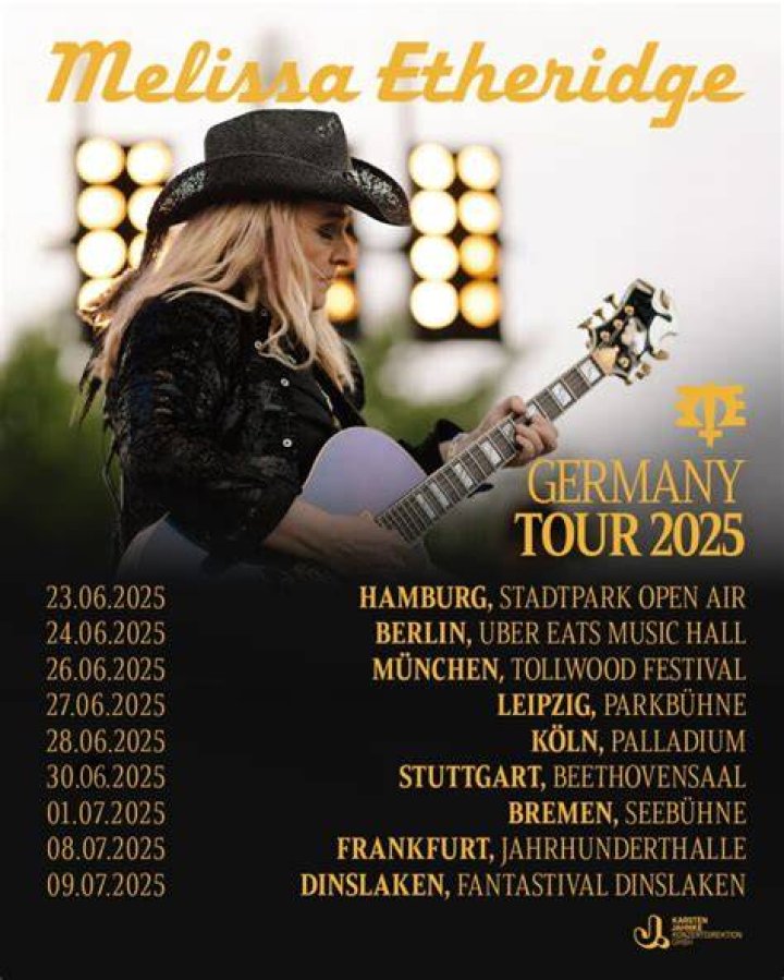 Melissa Etheridge 2024 Tour Ciel Melina