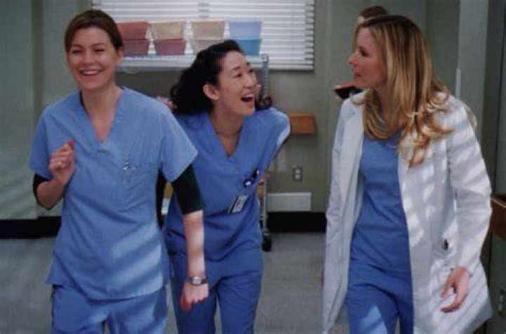 meredith, cristina, and lexie Sticker by jserazio1 Grey's anatomy