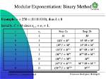 Modular Exponentiation 3^8Mod23