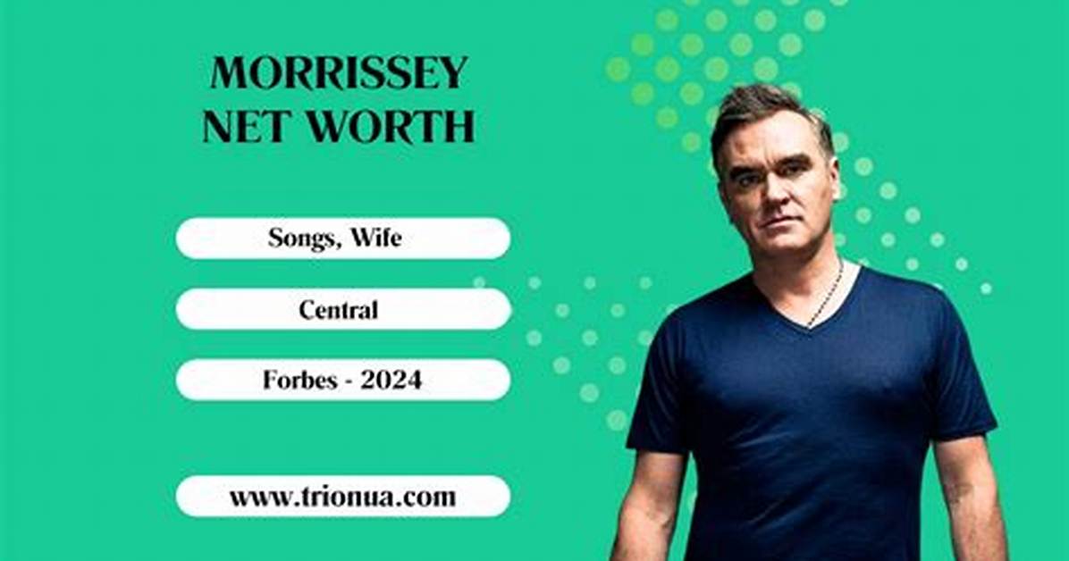 Morrissey Net Worth – How Much Is Morrissey Worth?