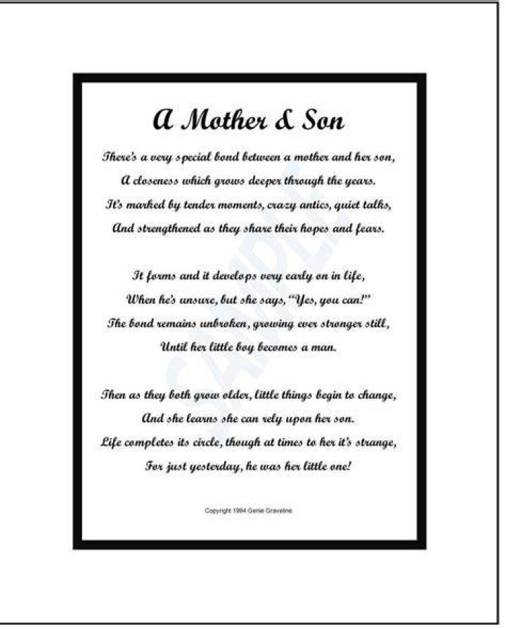 MOTHER of Boys Poem Digital Chalkboard Print by KikikinsDesigns