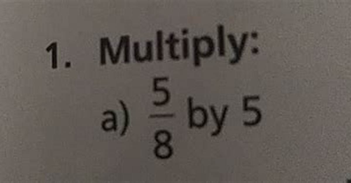 Multiply 5 and 85