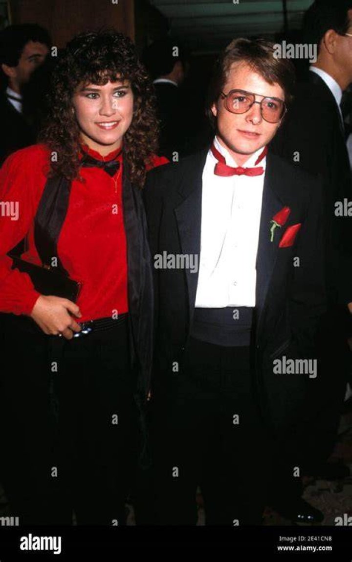 Nancy McKeon and Michael J. Fox Circa 1983 Credit Ralph Dominguez