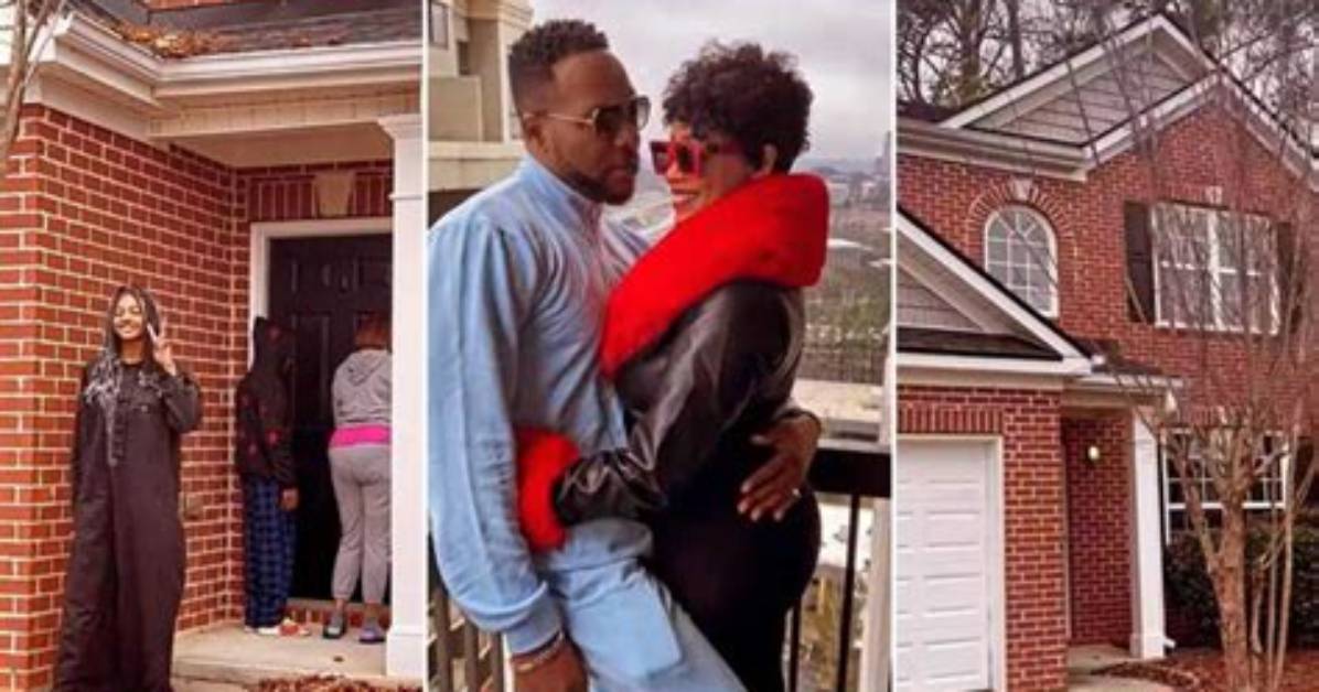 “Next Na Beverly Hills”: Bolanle Ninalowo Stuns His Wife as He Buys Her a New House in the Us, Video Trends