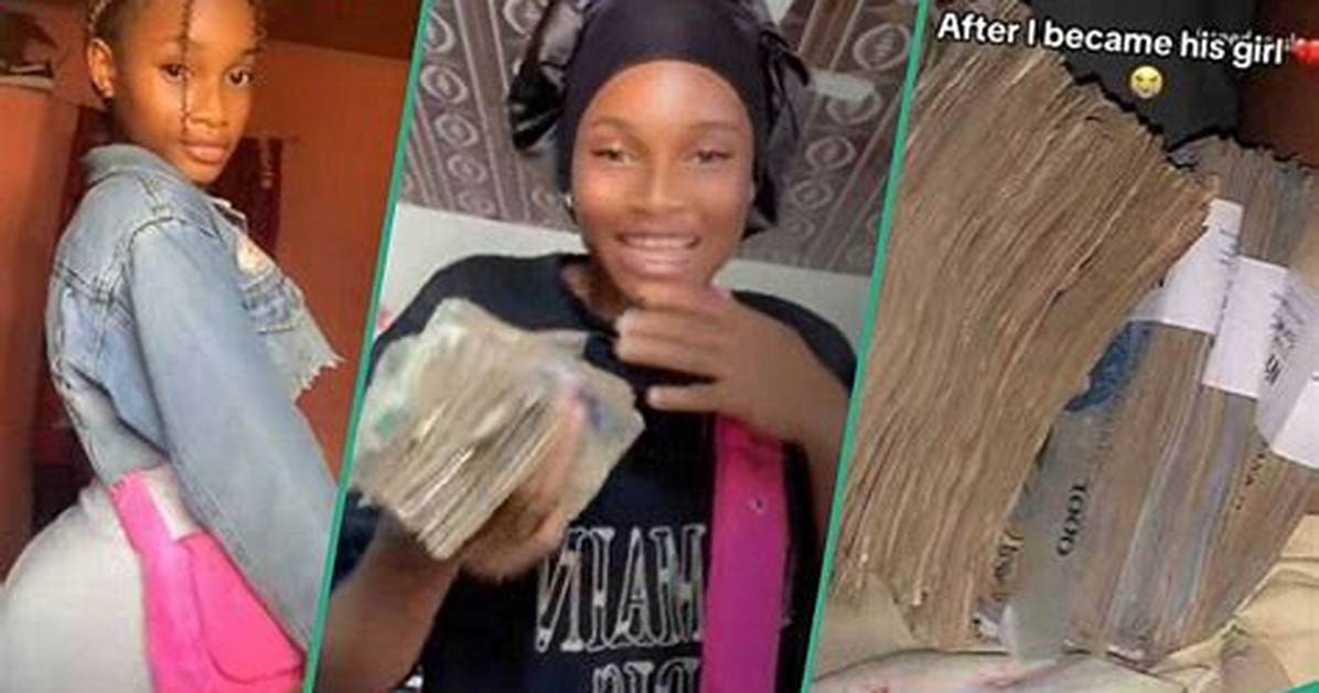 Nigerian Girl 'Swims in Money' After Accepting to Be with Her 'Papito', Video Goes Viral