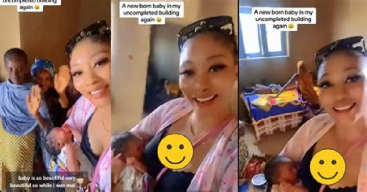 Nigerian Lady Visits Her Uncompleted Building, Shares All She Found in It, Her Video Generates Buzz