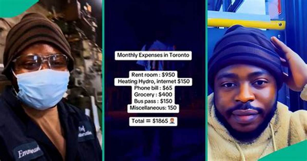 Nigerian Man in Canada Who Earns Lot of Money Shows Why He Cannot Enjoy It, Video Emerges