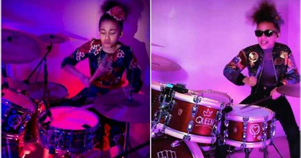 Nnadi Bushell: 11-Year-Old Kid Plays Drum Set Like Pro, Makes Cool Beat in Video, Michelle Obama Praises Her