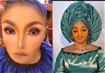 "No Be Aunty Ramota Be This?" Lady Wears Excessive Makeup, Video Gets Mixed Reactions