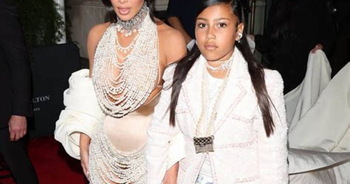 North West Drags Kim Kardashian’s 2023 Met Gala Pearl Outfit in Savage Video: “It’s Looking Beachy”