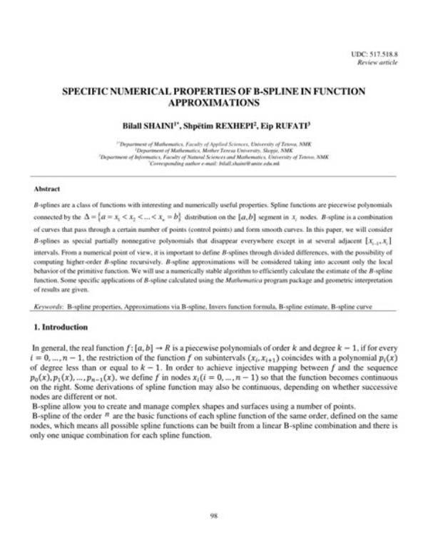 Numerical Properties of 256
