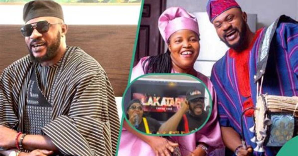 “Odunlade Don Initiate Her”: Video of Actor’s Wife Showing Her Rare Moves Leaves People Laughing