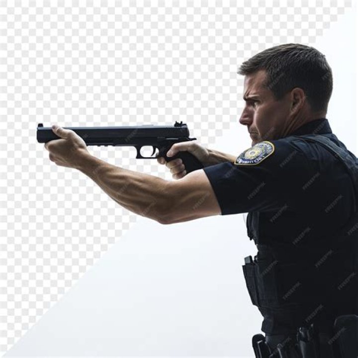 Officer pointing gun at Alysha Duran