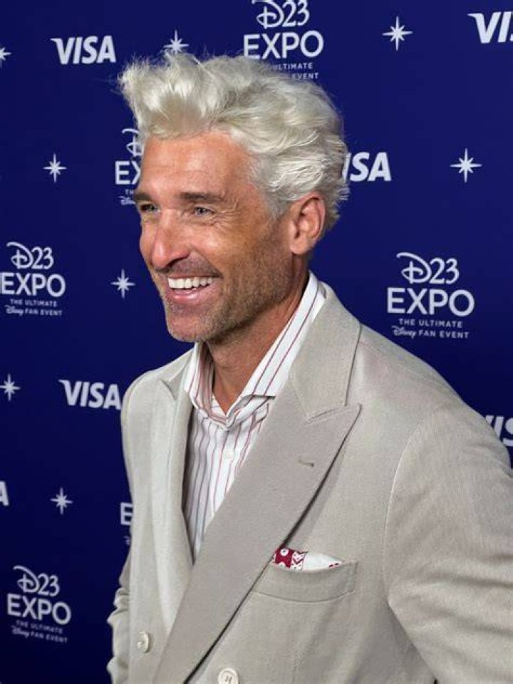 Patrick Dempsey Now Has White Hair & Explains Why He Changed It at D23