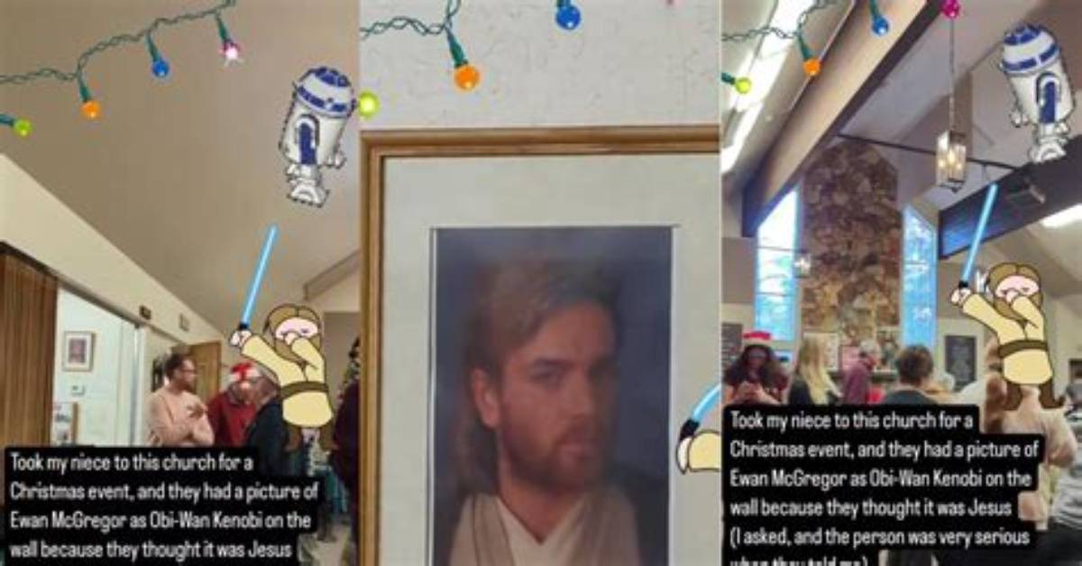 People Cracking up over Church’s Jesus Picture — It’s Obi-Wan